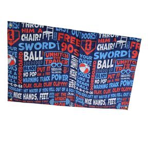 Baseball Lifestyle 101 BL101 Trash Talk Slogan Sports Wall Flag Banner 5' x 3'